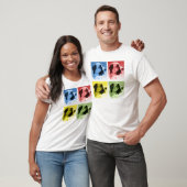 T-shirt Saint Bernard Pop Art (Unisexe)