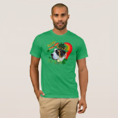 T-shirt Saint Bernard St patrick (Devant entier)