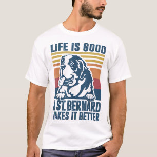 T-shirt Saint Bernard Toxits For Women Men Dog Maman Papa