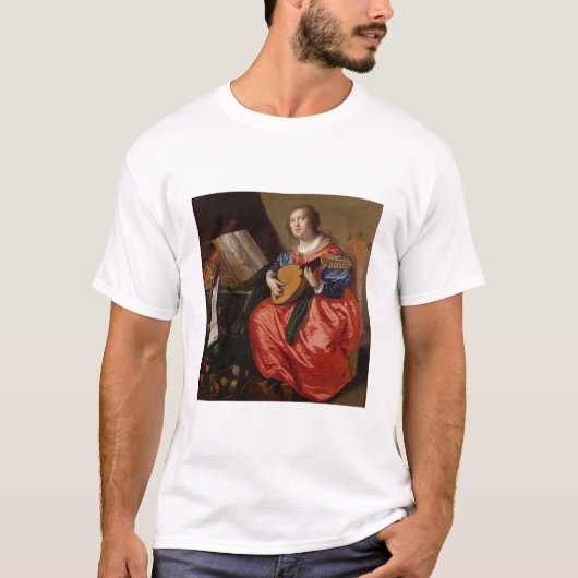 T-shirt Saint Cecilia (huile sur la toile) (Devant)