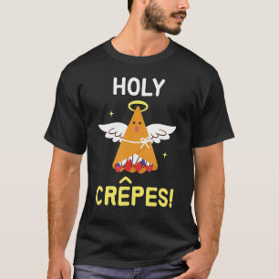 T-shirt Saint Crepes I Angel Crepe Pancake Français