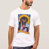 T-shirt Saint Dachshund Dog (Devant)