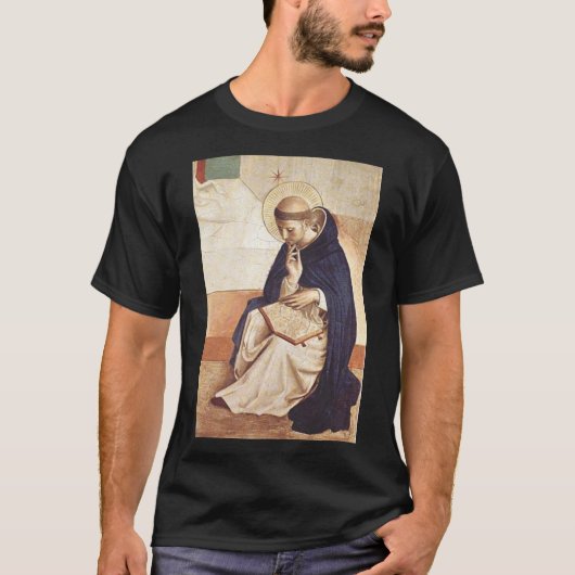 T-shirt Saint Dominic de Guzman par Fra Angelico (Devant)