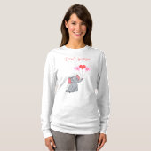 T-shirt Saint-éléphant Saint-Valentin (Devant entier)