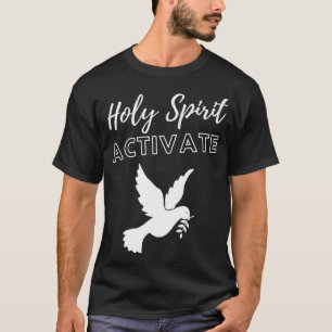 T-shirt Saint-Esprit Activate - Drôle chrétien Religieux