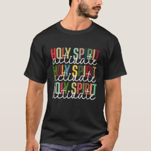 T-shirt Saint-Esprit Activer Noël Noël Noël Hommes