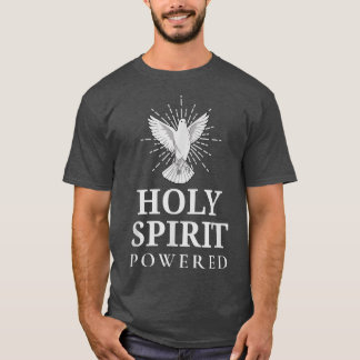 T-shirt Saint Esprit Dove Powered Dons Chrétiens Pour Homm