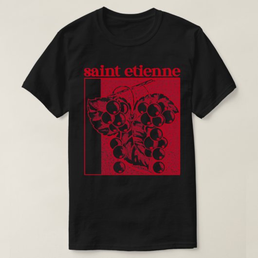 T-shirt Saint Etienne Original Rétro Fans Art (Design devant)