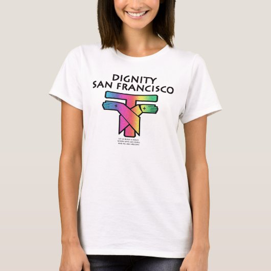 T-shirt Saint Francis LGBTQ (Devant)