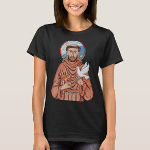 T-shirt Saint François d'Assise Patron Saint des Animaux C