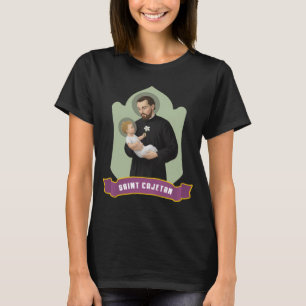 T-shirt Saint Gaétan catholique saint patron des chercheur