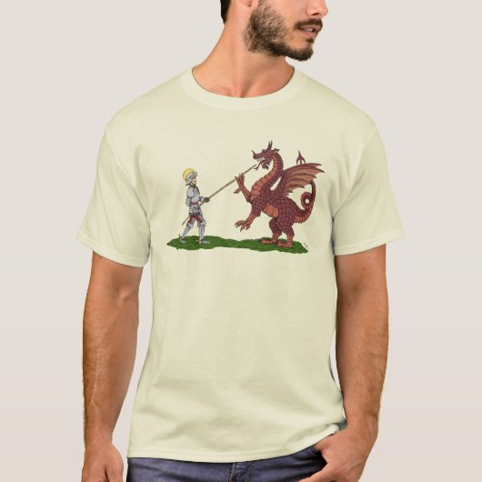 T-shirt Saint George et le Dragon du XVe siècle (Devant)