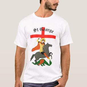 T-shirt Saint-Georges et le Dragon et la Croix de Saint-Ge