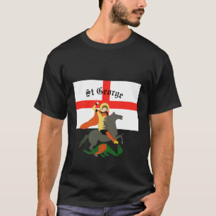 T-shirt Saint-Georges et le Dragon et la Croix de Saint-Ge