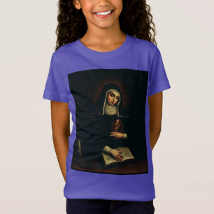 T-Shirt Saint Gertrude la grande bénédictine allemande