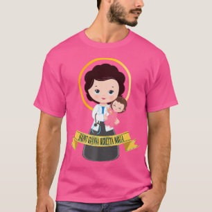 T-shirt Saint Gianna Beretta Molla Patron Docteur catholiq