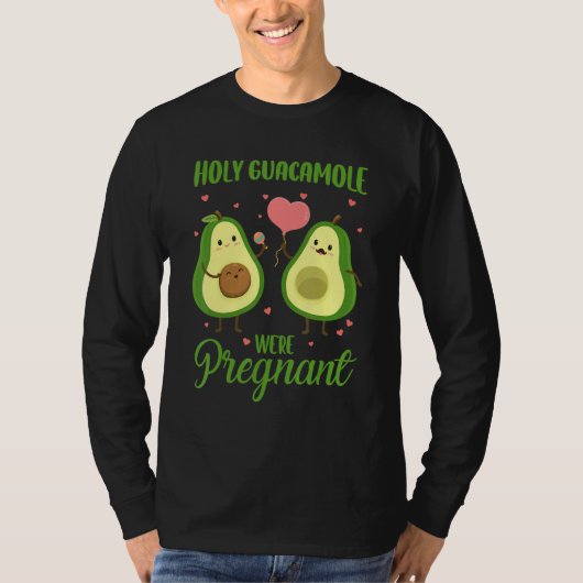 T-shirt Saint Guacamole Étaient Grossesse Grossesse Avocad (Devant)