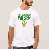 T-shirt Saint Guacamole Je suis 50 Dessin Avocado (Devant)