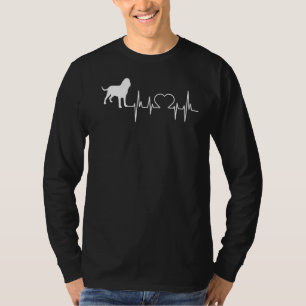 T-shirt Saint Hubert's Dog Bloodhound Heartbeat