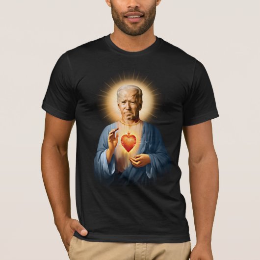 T-shirt Saint Joe Biden Prière Dévotion (Devant)