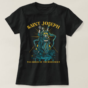 T-shirt Saint Joseph Guardian de la Bible du Rédempteur Ve
