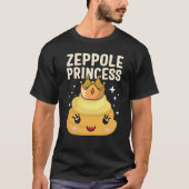 T-shirt Saint Joseph's Day Zeppole Princess Cute Italien P (Devant)