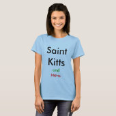 T-shirt Saint-Kitts-et-Nevis (Devant entier)