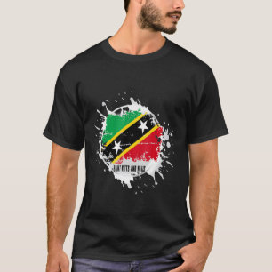 T-shirt Saint-Kitts-Et-Nevis Splash
