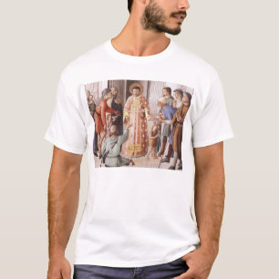 T-shirt Saint-Laurent distribue la nourriture aux pauvres