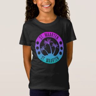T-Shirt Saint-Martin Blue Gradient Sint Martin
