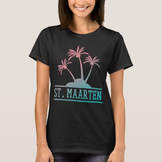 T-shirt Saint-Martin | Saint Martin Gradient (Devant)