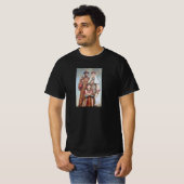 T-shirt Saint-Martyrs royaux Nicolas II Saints orthodoxes (Devant entier)