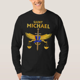 T-shirt Saint Michael La Prière Archange Tradit Catholique