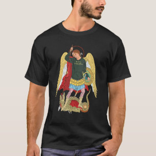 T-shirt Saint Michael La Prière Archange Tradit Catholique