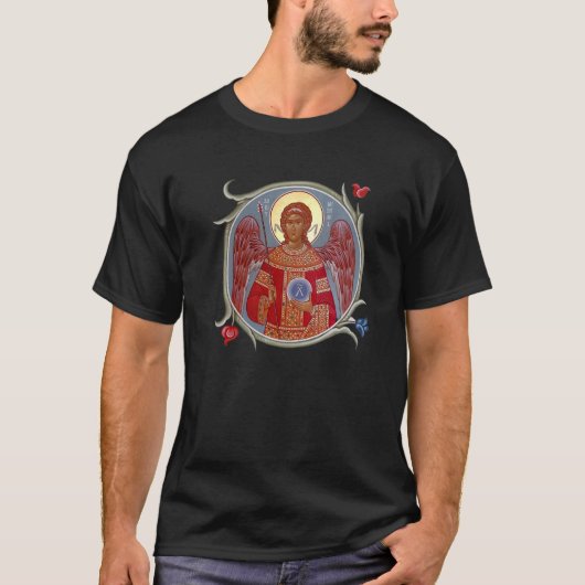T-shirt Saint Michael La Prière Archange Tradit Catholique (Devant)