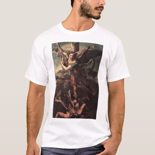 T-shirt Saint Michel et le diable (Devant)