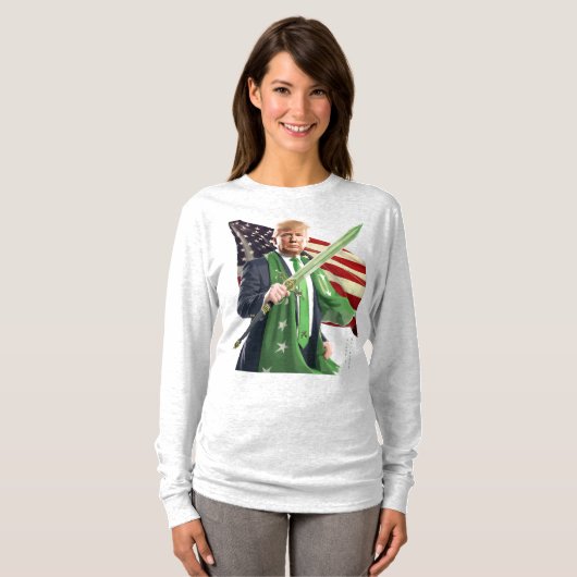 T-shirt Saint Paddy de Trump (Devant entier)