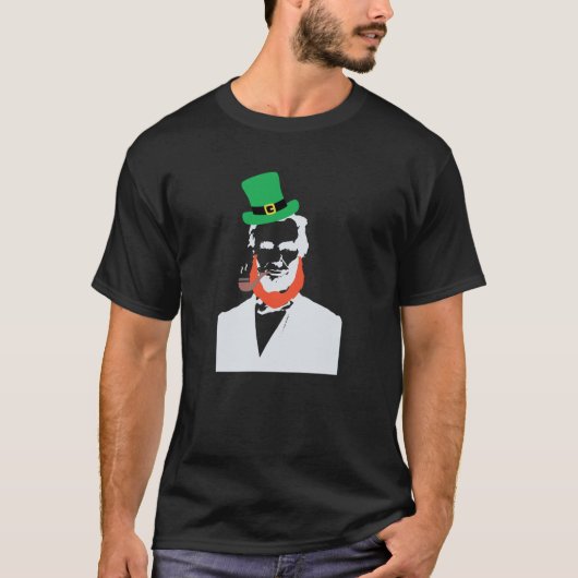 T-shirt Saint Patrick Abraham Lincoln Chemise Abraham (Devant)