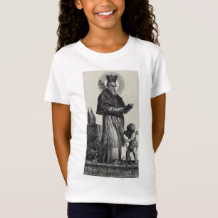 T-Shirt Saint Patrick Apôtre d'Irlande Art monochrome