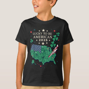 T-shirt Saint-Patrick d’Amérique shamrock - Patriotique