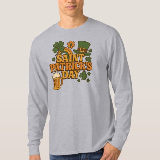 T-shirt Saint Patrick de la décennie 1970 (Devant)