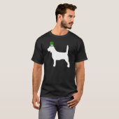 T-shirt Saint Patrick d'Irlande beagle (Devant entier)