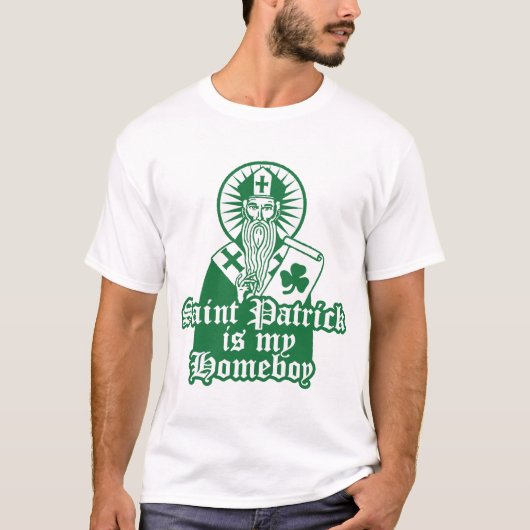 T-shirt Saint Patrick est mon garçon (Devant)