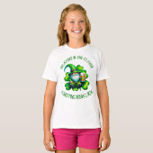 T-shirt Saint Patrick Gnome mignonne avec bière | (Devant entier)