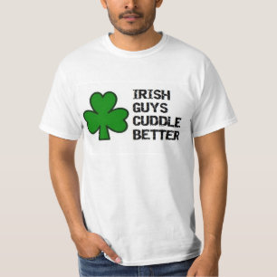 T-shirt saint patrick : irlandais mecs câliner mieux sham
