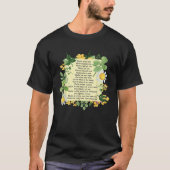T-shirt Saint Patrick Prière Breastplate Patrick s Day Cat (Devant)