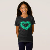 T-Shirt Saint Patrick | pulvériser le coeur brillant de pe (Devant entier)