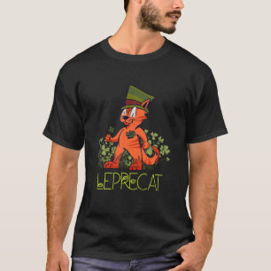 T-shirt Saint Patrick`S Patricks Day Irlandais Leprecat Le