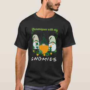 T-shirt Saint Patrick Shenanigans Gnomies Gnome Shamroc