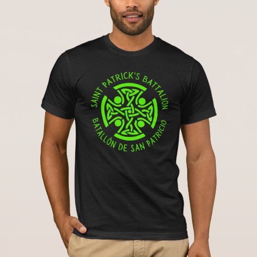 T-shirt Saint Patrick's Battalion San Patricios Catholique (Devant)